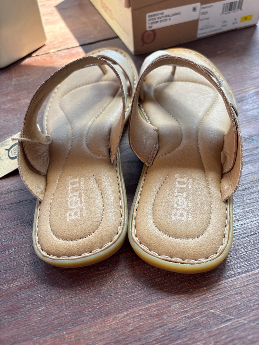 Born Veda sandal natural size 9 NWT - Picture 3 of 5